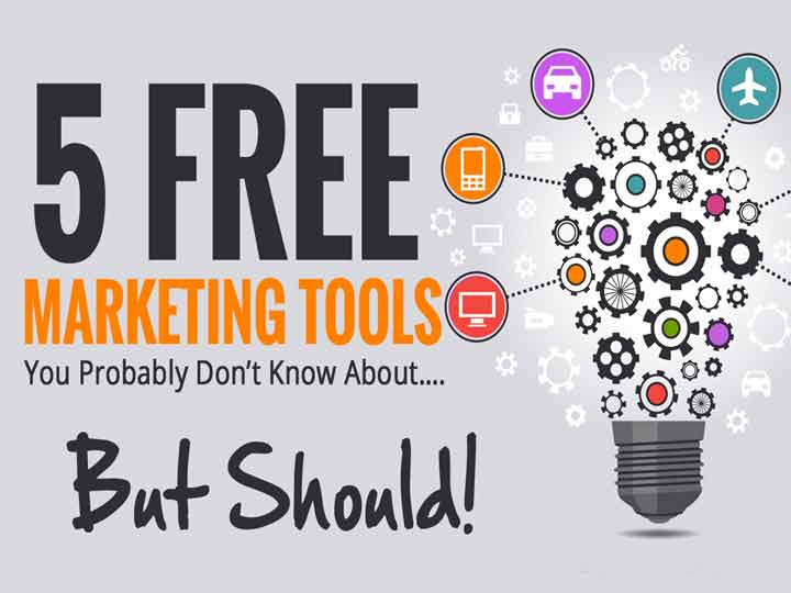5 FREE Marketing Tools for 2019 Infographic 720x540