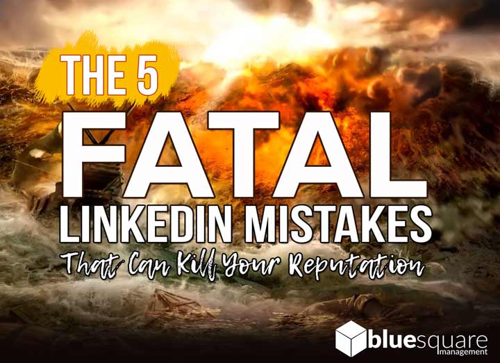 LinkedIn Infographic : The 5 LinkedIn Mistakes To Avoid
