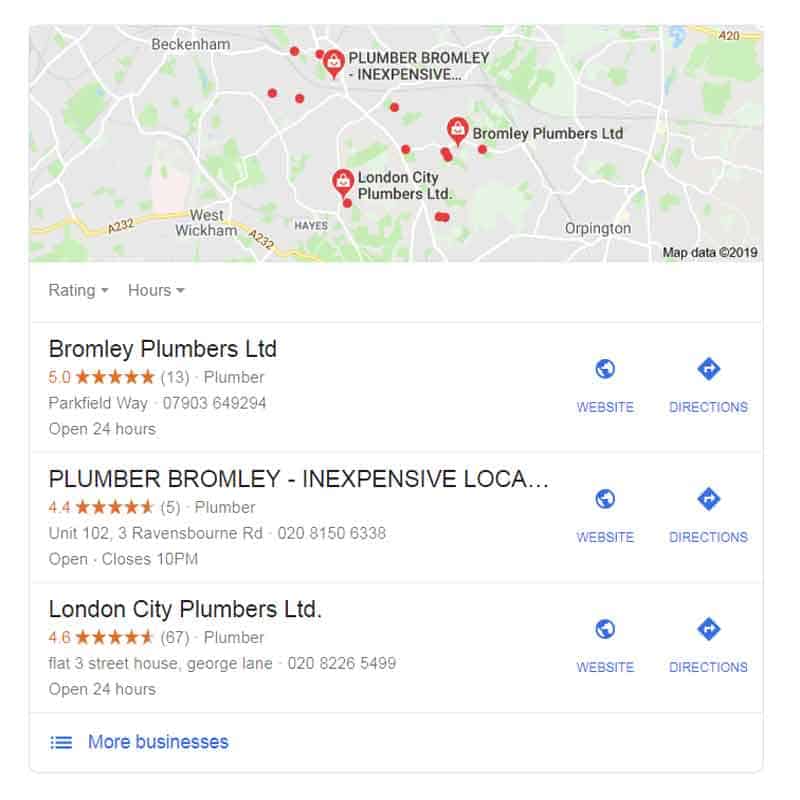 Local Bromley SEO Services by Blue Square Management