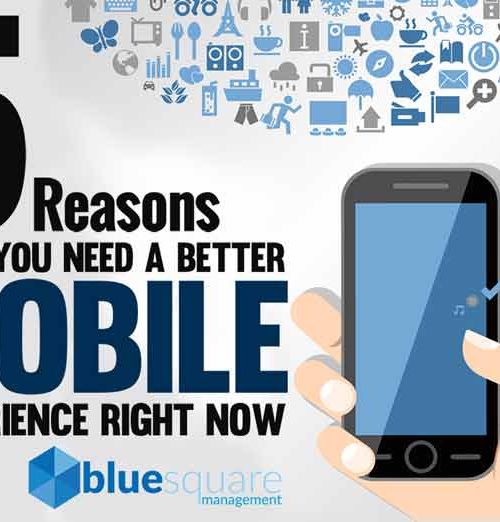 Smartphone and Mobile Marketing Stats 2019 Infographic by Blue Square Management 720x522