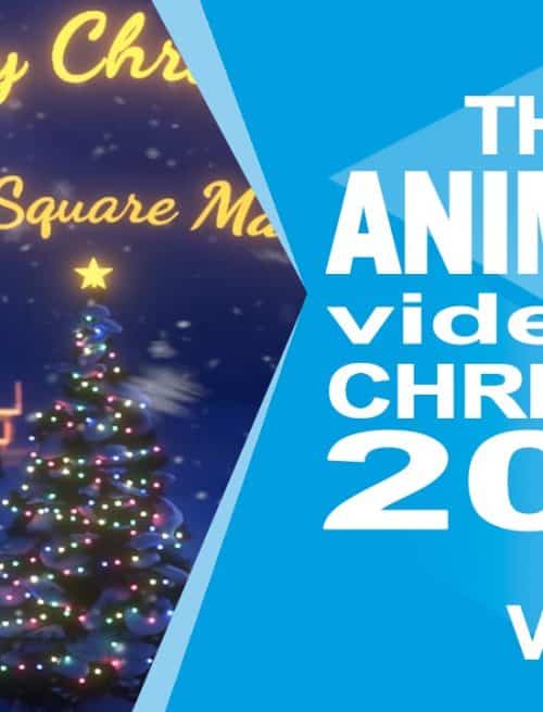 Day 1 Merry Christmas Animated Video 2019 by Digital mMarketing Agency Kent Blue Square Management VIDEO 1