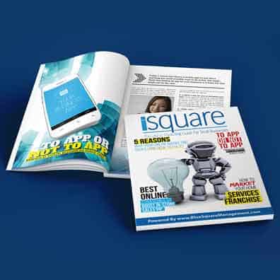 Free Online Digital Marketing Magazine iSquare Issue 13 by Blue Square Management 396x396